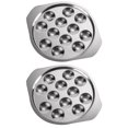thumbnail image 1 of 2 Pcs Assiette à Escargots en Acier Inoxydable Assiette à Escargots Plateau de Cuisson Conque Gadget de Cuisine, 1 of 9