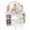White, variant on Gymax Kids Vanity 2 in 1 Princess Makeup Desk & Chair Set Safe Tri-fold Mirror White