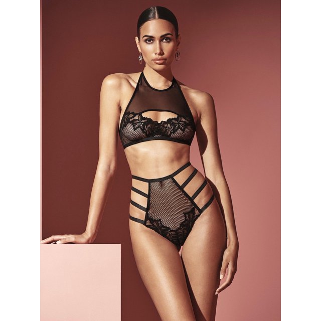 Bracli London Haut de Soutien-Gorge en Dentelle Transparente