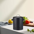thumbnail image 4 of Tumotour Mesh Fruit Vegetable Bucket Kitchen Potato Onions Garlic Storage Bucket Potato Storage Jar Metal Bucket With Lid, 4 of 6