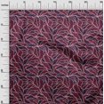 thumbnail image 3 of oneOone Polyester Lycra Maroon Fabric Abstracts Sewing Material Print Fabric By The Yard 56 Inch Wide, 3 of 4