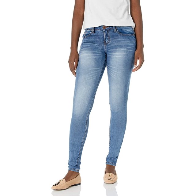 Cover Girl Skinny Jeans for Women Juniors or Plus Dark Denim
