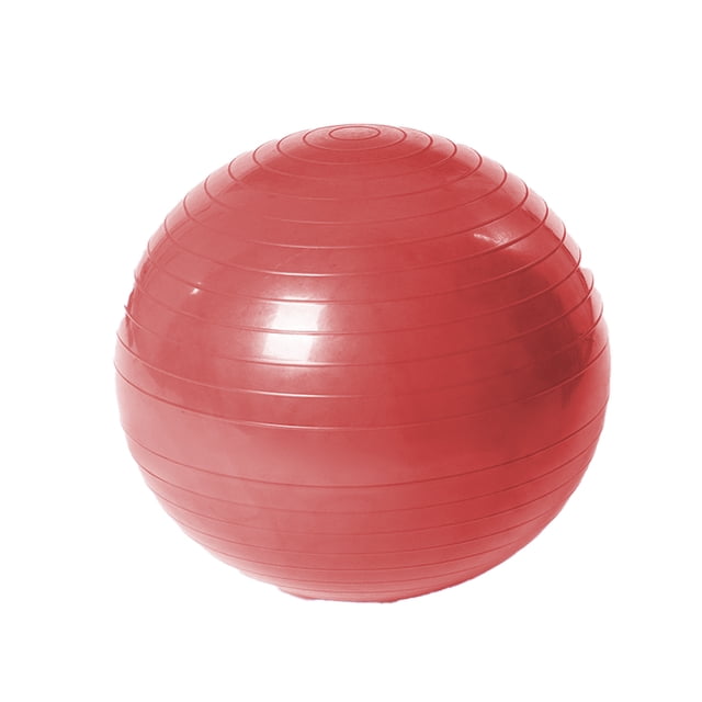 Exercise Ball - Bender Ball for Stability, Barre, Pilates, Yoga, Balance, Core Training, Stretching and Physical Therapy,red