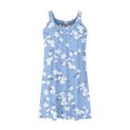 thumbnail image 4 of Ovzne Robes d'Été pour Femmes 2025 Robe pour Femme Mode Robe Décontractée Imprimée Sans Manches Grande Taille Robe Maxi Imprimée Liquidation, 4 of 5