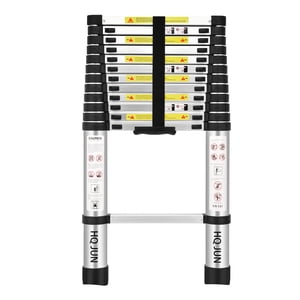 (12,5Ft/3.8M) Échelles télescopiques?EN131Standards Échelle d'extension en aluminium à pliage multi-usages