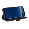 thumbnail image 4 of Case for Samsung Galaxy S8 Leather Wallet Book Flip Folio Stand View Cover - Black, 4 of 5