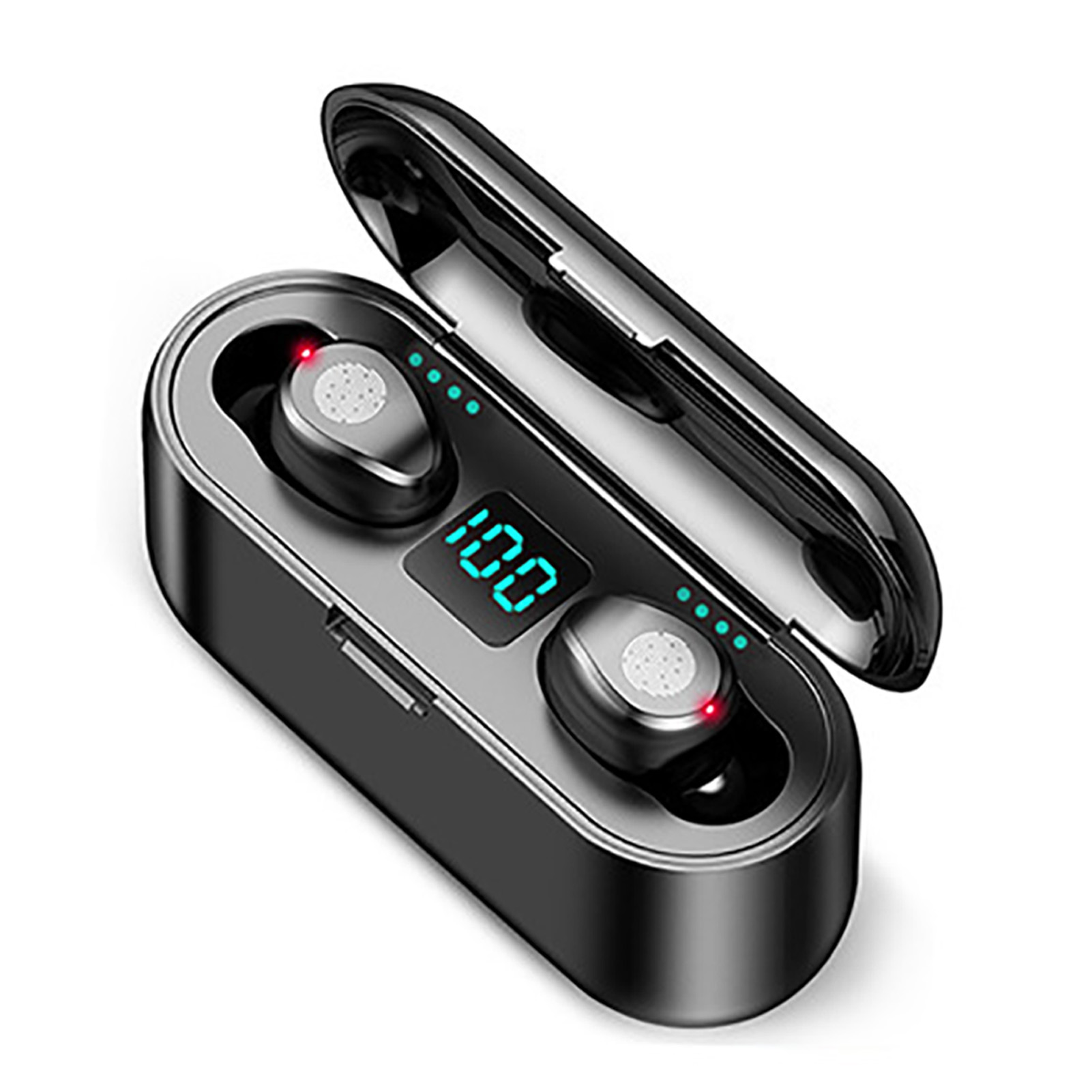 Case Wireless  Earbuds Touch Control Noise Cancelling Earbuds with Charging Case for Sports Work
