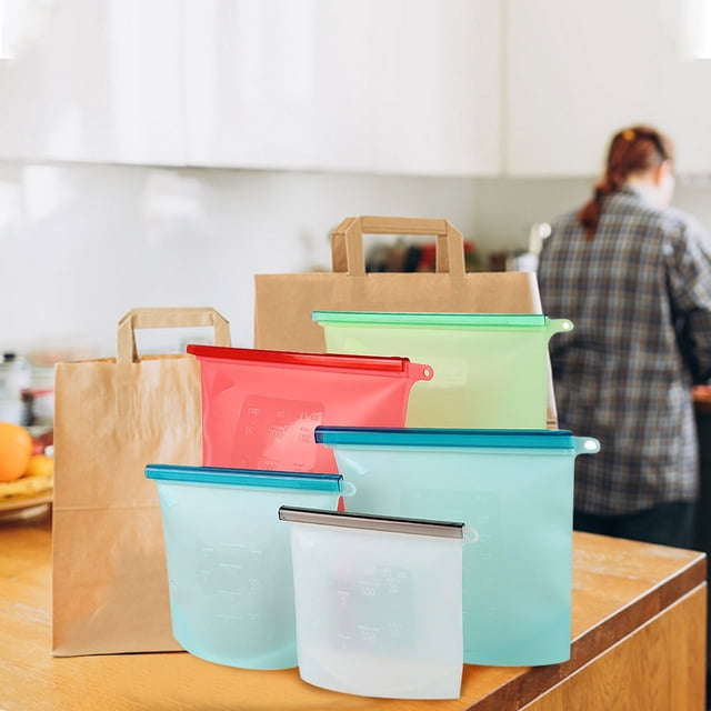 Vaidha Fresh-keeping Bag Portable Self Sealing Bag Sealing Bag Food Storage Bag