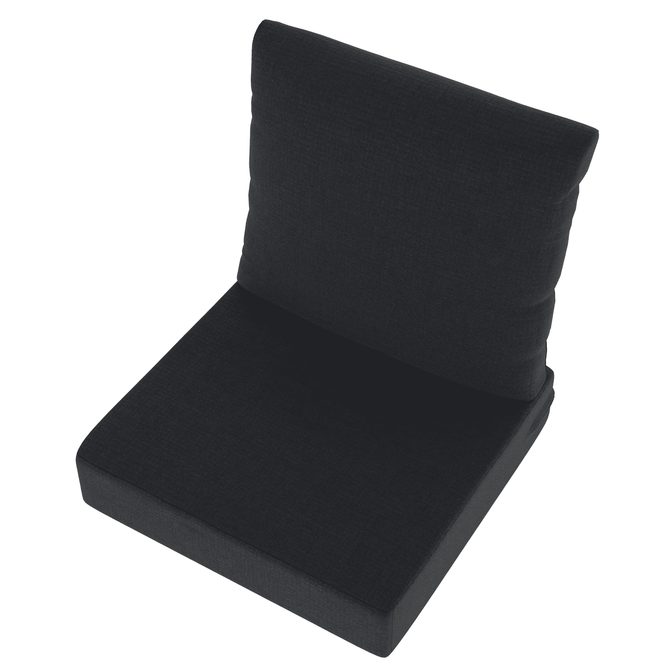 Ensemble de coussins de siège profond extérieur de qualité supérieure bleu marine 61 nbsp;cm x 61 nbsp;cm Better Homes & Gardens avec housse amovible, résistant aux intempéries et aux taches