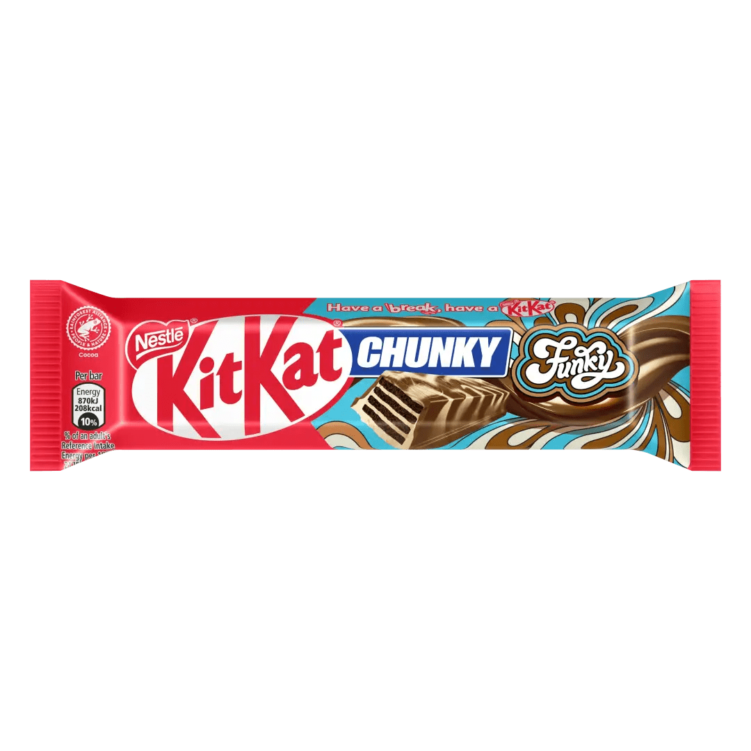 Nestle UK Kit Kat Chunky Funky , case 42g 24 count