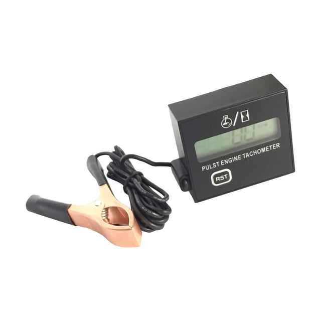 koolsoo Tachymètre Numérique Petit Moteur Tachymètre pour Rogneur Générateur RV Simple Bouton