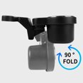 thumbnail image 3 of Back Seat Cup Holder for Car Car Rear Drainage Cup Holder Tray Foldable Seat Back Beverage Holder Storage Box for Dining Tray Car Cup Holder for Car Back Seat Universal Cup Holder for Car, 3 of 9