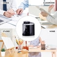 thumbnail image 4 of Graflsoa Innovative Battery-Powered Pencil Sharpener for Students - Portable, Effortless Design in Black (Plastic + Metal, 6-8mm Pencil Diameter, AA Batteries Not Included), 4 of 7