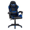 thumbnail image 4 of CorLiving Ravagers Vinyl PVC Fabric Ergonomic Adjustable Height Gaming Chair for Adults, 4 of 9