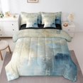 thumbnail image 1 of YST Ombre Aesthetic 7pcs Comforter Set, Twin, Gradient Graffiti Bedding Set, 1 of 4