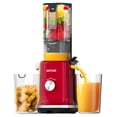 thumbnail image 1 of SiFENE 150W Slow Masticating Juicer Machine, 4.3-inch Wide Mouth, High Power, Easy to Clean, Red, 1 of 8