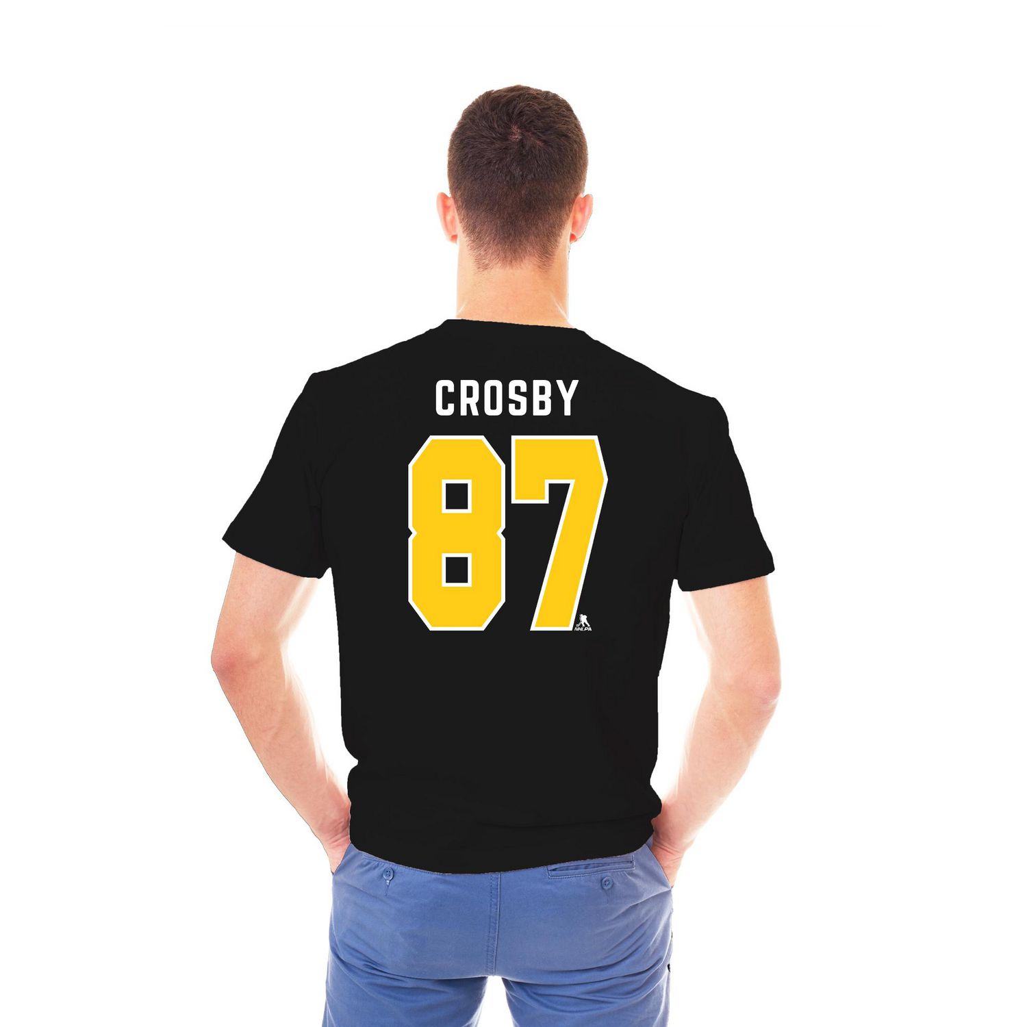 T-shirt à manches courtes Crosby des Penguins de Pittsburgh de la LNH pour hommes *Exclusivité en ligne