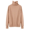 thumbnail image 4 of IMENGL Chandail en Laine Col Roulé Première Ligne, Or L, Taille m-2TG, 4 of 4
