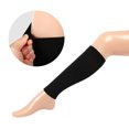 thumbnail image 4 of Unique Bargains 2 Paires Manchon de Compression Sans Pied Manchon de Compression pour Femmes Nylon S Noir, 4 of 7
