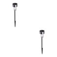 thumbnail image 4 of jesticaly 2Pcs Stainless Solar LED Lawn Lamp IP44 Outdoor Garden Pathway Landscape Lamp Green 2Set, 4 of 6