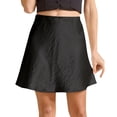 thumbnail image 3 of Sentmoon Jupes d'Été pour Femmes 2025 Surdimensionnées Taille Haute Boho Jupes Fluides pour Femmes Plissées Plage Couleur Unie Amples Extensibles Jupes pour Femmes Décontractées d'Été pour Fête L, 3 of 9
