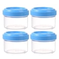thumbnail image 1 of Rangement des Aliments 2 Titre de Produit Non Requis pour Inclure des Détails SKU Mais Solution d'Organisation Ciblée pour la Cuisine à la Maison avec Pots Ronds Rechargeables 35 ml Couvercles Étanches Lot de 4 4 Pcs, 1 of 2