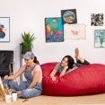 thumbnail image 3 of Jaxx 6 ft Cocoon - Large Bean Bag Chair for Adults, Cinnabar, 3 of 8