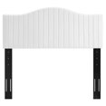 thumbnail image 3 of Modway Brielle Channel Tufted Performance Velvet Full/Queen Headboard in White, 3 of 11