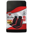 thumbnail image 1 of Auto Drive LB 2pc Black / Red Seat Cover, 1 of 1