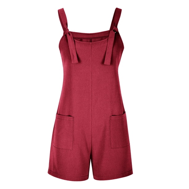 Dressy Rompers for Women Summer New Womens Fashion Summer Solid