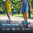 thumbnail image 4 of Hoverboard Bluetooth pour Enfants, Trottinette Auto-Équilibrée Couleur Araignée et Couleur Chrome avec Haut-Parleur Sans Fil Intégré et Roues Lumineuses, 4 of 7
