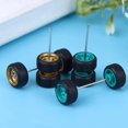 thumbnail image 3 of ForHot Wheels Custom JDM Silver 4 Spoke Wheels And Rubber Tyres Real Riders 2024, 3 of 8