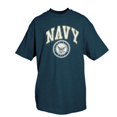 thumbnail image 1 of Fox Outdoor 63-93 XL Navy One-Sided Imprinted T-Shirt, 1 of 1