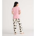 thumbnail image 3 of Little Blue House T-Shirt de Pyjama à Manches Courtes pour Femmes, Ours Rose, 3 of 3
