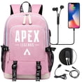 thumbnail image 2 of POINTERTECK Students APEX Legends Bookbag USB Charging Port Daypack Lightweight Travel Bag Graphic Knapsack, 2 of 6