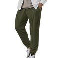 thumbnail image 1 of UKAP Men Sweatpants Elastic Waist Pants Drawstring Trousers Loose Summer Bottoms Army Green XS, 1 of 4
