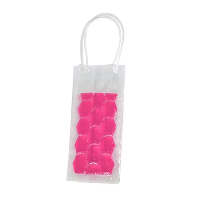 Coofit Sac à Vin Glacé Portable Pliable en PVC Sac Refroidisseur de Vin Sac à Vin avec Poignée