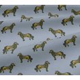thumbnail image 5 of oneOone Viscose Jersey Fabric Horse Block Print Fabric BTY 60 Inch Wide, 5 of 5