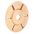 thumbnail image 3 of Teeth Carving Disc,6T Golden Wood Carving Wood Carving Disc Angle Grinder Accessory Modern Innovation, 3 of 8