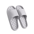 thumbnail image 1 of Mens and Womens Home Slippers Simplicity Solid Color Quick Drying Soft Sole Comfortable Non-Slip Indoor and Outdoor EVA Slippers Gray-04, 1 of 1