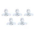 thumbnail image 2 of 5PCS L Track Double Lug Threaded Stud Nut Fitting Tie Down Mounting Bolts for Heavy Duty Anchor Points Bearing 5500 LBS for Truck Bed or Cargo System Rails, 2 of 7