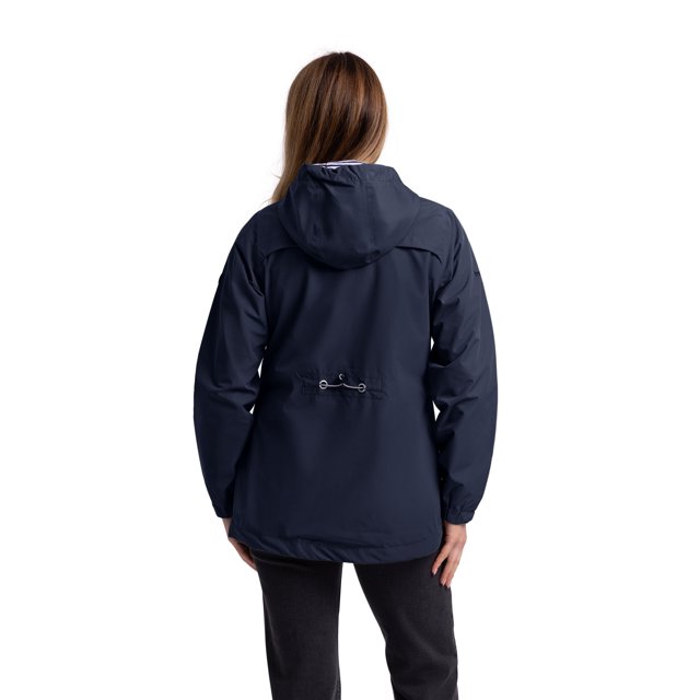 Trespass Womens Waterproof Jacket with Hood Flourish Navy in Size - 20