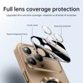 thumbnail image 4 of Pour iPhone 16 Plus, Étui avec Support, Couvre-Objectif d'Appareil Photo Compatible MagSafe, Étui de Téléphone Magnétique de Qualité Militaire avec Protection contre les Chutes pour iPhone 16 Plus, Étui Arrière Résistante aux Rayures, Desertgold, 4 of 6