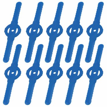 EGNMCR Weed Puller Tool Plastic Long Trim. Mower Blade Gardening Tool Accessory 10pcs vine clips