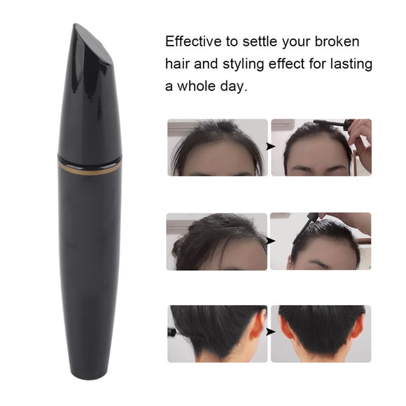 25ML Hairstyle Finishing Styling Wax, Hair Finishing Stick for Small Broken Hair, Long Lasting Hair Modeling Liquid, Hair Styling Wax Stick Hair Gel