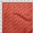 thumbnail image 4 of oneOone Cotton Poplin Red Fabric Tropical Sewing Craft Projects Fabric Prints By Yard 42 Inch Wide, 4 of 5