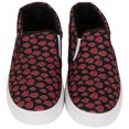 thumbnail image 3 of Naruto Akatsuki Cloud Print Slip-On Shoes-Size 13, 3 of 5