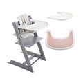 thumbnail image 4 of High Chair Placemats 2 Pieces Of High Chair Placemats Silicone Clean And Suitable For Stokke High Chair Tray Cover Suitable For Stokke High Chair Tray (gre, 4 of 5
