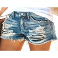 thumbnail image 3 of Shorts en Denim Déchirés Taille Haute d'Été pour Femmes, 3 of 6