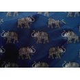 thumbnail image 4 of oneOone Cotton Silk Fabric Elephant Block Print Sewing Fabric BTY 42 Inch Wide, 4 of 4